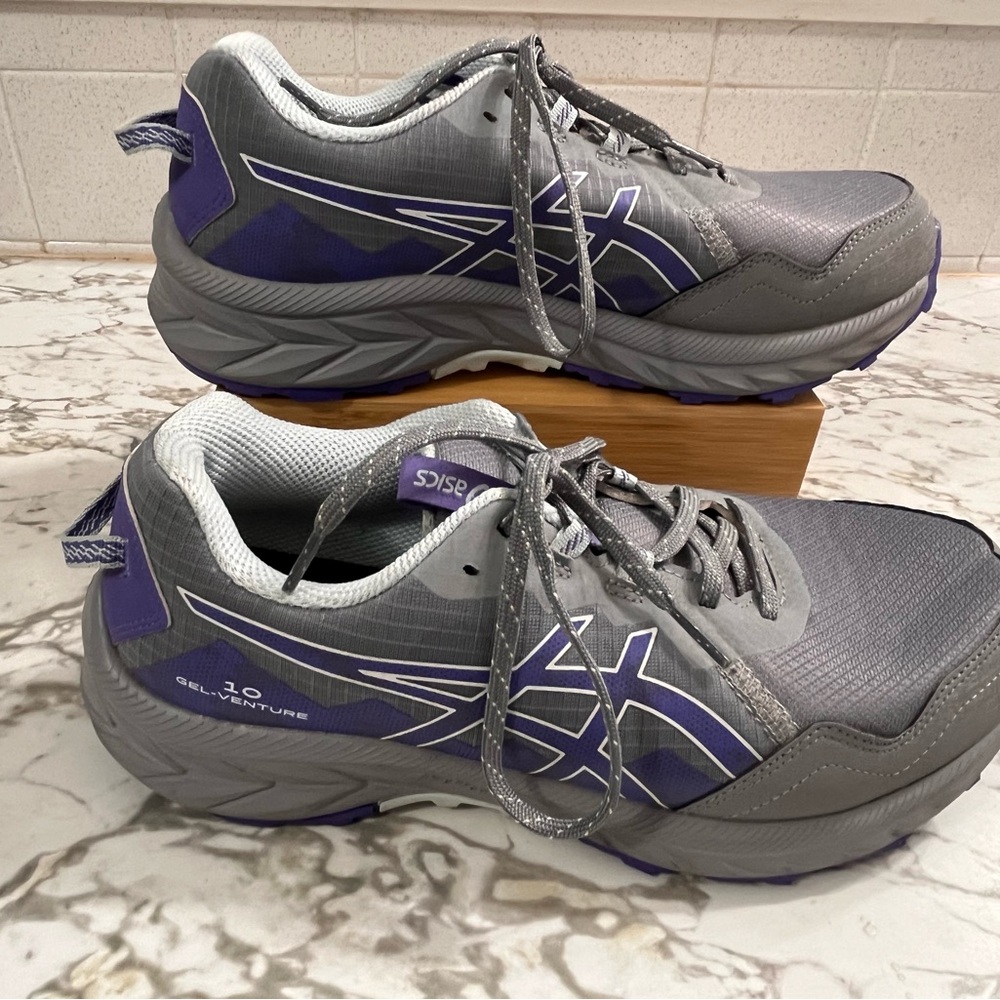 Asics Women's Sneakers - Gray and Purple